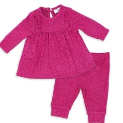 Rose Textiles - Conjunto de 2 calças para bebês meninas, urze fúcsia Sale