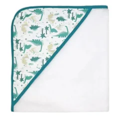 Rose Textiles - Conjunto de banho de 8 peças - 5 toalhas com capuz e 3 panos de rosto, Dino Online