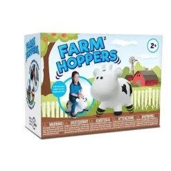 Rose Textiles - Farm Hopper, Vaca Branca New