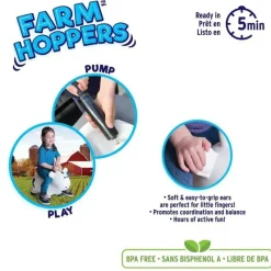 Rose Textiles - Farm Hopper, Vaca Branca New