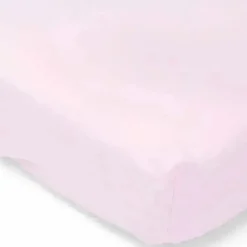 Rose Textiles - Lençol de berço de flanela sólida, rosa New