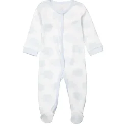Rose Textiles - Macacão Baby Boy Elefante Azul Interlock Hot