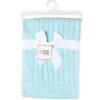 Rose Textiles - Manta de malha de cabo, azul Outlet