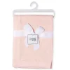 Rose Textiles - Manta de malha com borda, coral Clearance