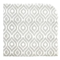Rose Textiles - Manta de recebimento de 4 unidades, cinza Hot