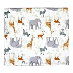 Rose Textiles - Manta de vison de 2 camadas, Safari New