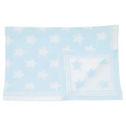 Rose Textiles - Manta Star Knit, Azul Sale