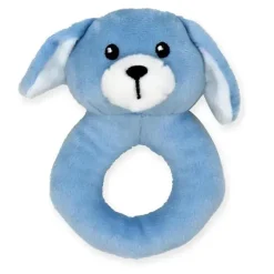 Rose Textiles - Nunu com chocalho de anel, cachorro azul Discount