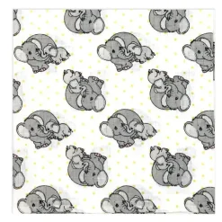 Rose Textiles - Pacote de 3 mantas de musselina, amarelo elefante Clearance