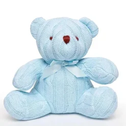 Rose Textiles - Pelúcia Urso Malha Cabo, Azul Best