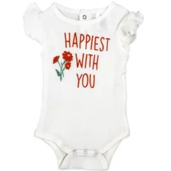Rose Textiles - 3Pk Baby Girls Skort Set, Happiest With You Pink Hot