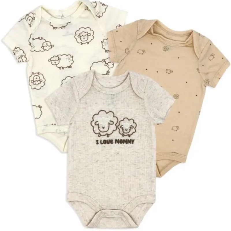 rose_textiles__pk_neutral_SKUc1Ycs55j_0.webp Rose Textiles - 3Pk Neutral Bodysuit Set I Love Mommy Sale