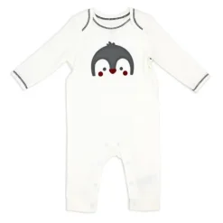 Rose Textiles - 3Pk Neutral Waffle Coverall Set, Penguin Ivory Best