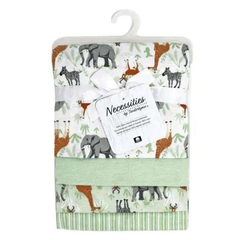 rose_textiles__pk_receivi_SKUmjFkxtgp_1.webp Rose Textiles - 4Pk Receiving Blanket, Sage Safari Best
