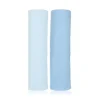 Rose Textiles - 2Pk Rib Blue Knit Swaddles Outlet