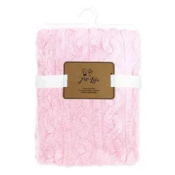 Rose Textiles - Sherpa esculpido, rosa Hot