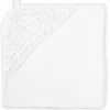 Rose Textiles - Toalha com capuz forrada de musselina Star, cinza Hot