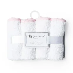 Rose Textiles - Toalhinha sólida com acabamento listrado, rosa Clearance