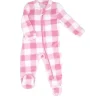Rose Textiles - Travessas de pelúcia de búfalo rosa para bebês Clearance