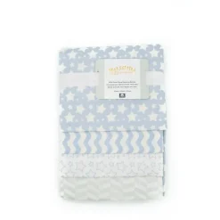 Rose Textiles 4Pack Recebendo Cobertor Suspenso - Azul Fashion