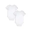 Rose Textiles S23 - Pacote com 2 Bodys Sólidos - Branco - 12M Online