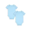 Rose Textiles Rose Têxteis - Body 2pk para bebê menino, azul Outlet