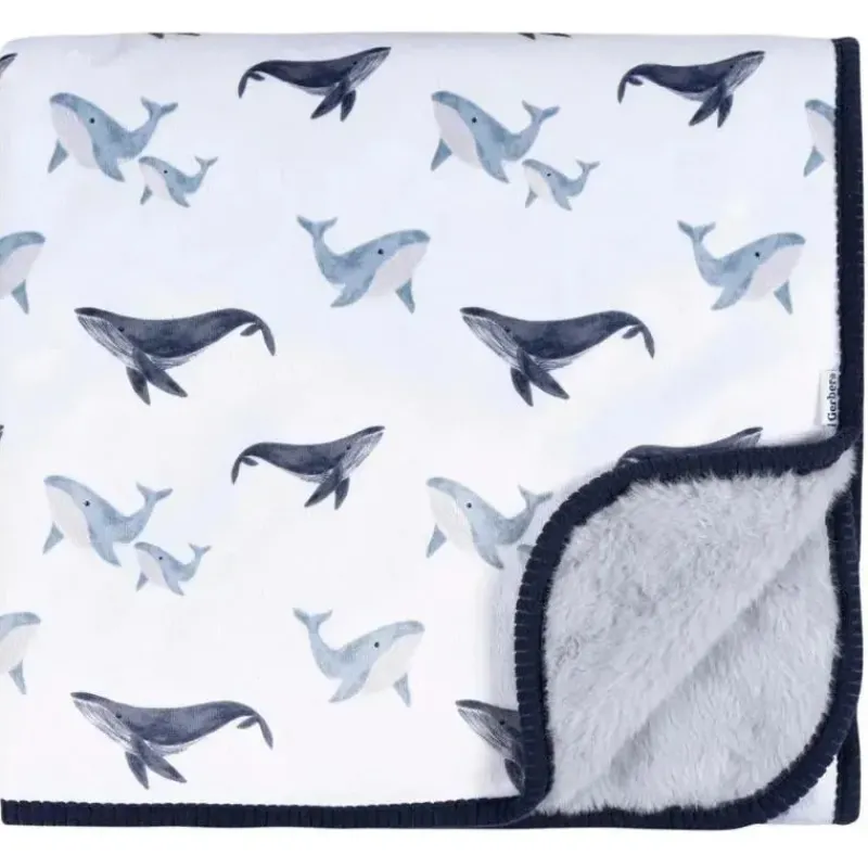 roupa_de_cama_gerber___co_SKU8z8eHVXh_0.webp Gerber Roupa de cama 24 - Cobertor de pelúcia 1Pk 2Ply - Baleia Online
