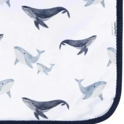 Gerber Roupa de cama 24 - Cobertor de pelúcia 1Pk 2Ply - Baleia Online