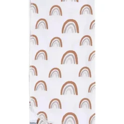 Gerber Roupa de cama - 4 unidades em branco de flanela, Boho Rainbow Clearance