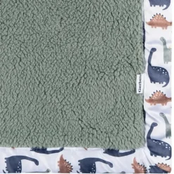 Gerber Roupa de cama - Cobertor de pelúcia 1Pk 2Ply, Dino Time New