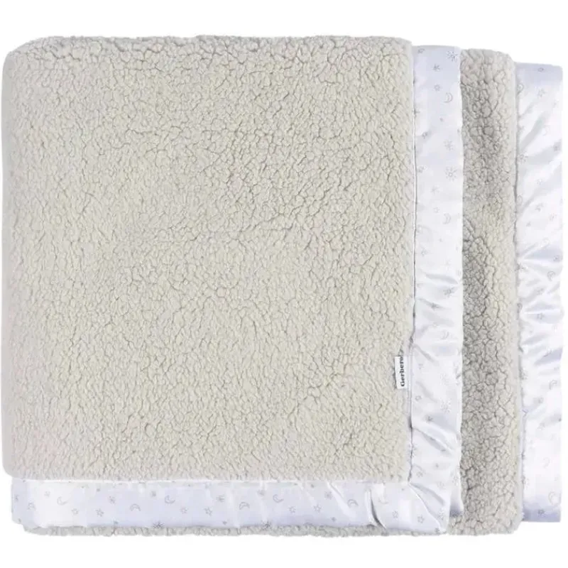 roupa_de_cama_gerber__cob_SKUVoHlj6aK_1.webp Gerber Roupa de cama - Cobertor de pelúcia 1Pk 2Ply, Neutro Celestial New