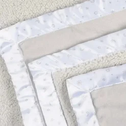 Gerber Roupa de cama - Cobertor de pelúcia 1Pk 2Ply, Neutro Celestial New