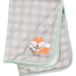 Gerber Roupa de Cama - Cobertor de Bebê de Pelúcia 1Pk - Boy Woodland New