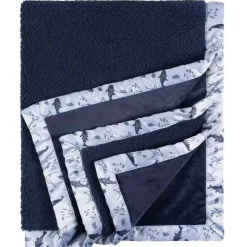 Gerber Roupa de cama - Cobertor de pelúcia 1Pk 2Ply, Baleia Fashion