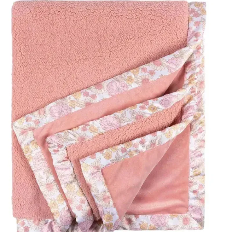 roupa_de_cama_gerber__cob_SKUlcVH0VYG_0.webp Gerber Roupa de cama - Cobertor de pelúcia 1Pk 2Ply, Girl Retro Floral Online