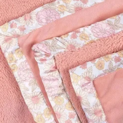 Gerber Roupa de cama - Cobertor de pelúcia 1Pk 2Ply, Girl Retro Floral Online
