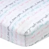 Gerber Roupa de Cama - Lençol de Berço com 1 Unidade - Borboleta Menina New