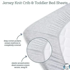 Gerber Roupa de Cama - Lençol de Berço com 1 Unidade - Boy Woodland Stripes Online