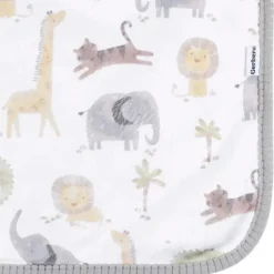 Gerber Roupa de cama - manta de pelúcia 1Pk 2Ply, animais neutros Discount