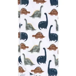 Gerber Roupa de cama - manta de flanela 4Pk, Boy Dino Time Clearance