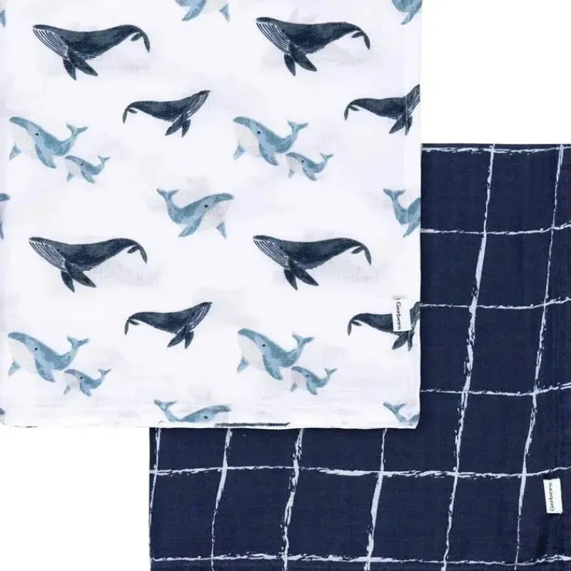 roupa_de_cama_gerber__man_SKUjzz3p5Ay_0.webp Gerber Roupa de cama - manta de musselina 2Pk, baleia Hot