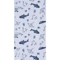 Gerber Roupa de cama - manta de flanela 4Pk, baleia Hot