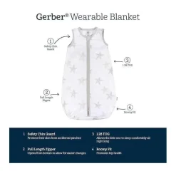 Gerber Roupa de cama - saco de dormir 1Pk, neutro celestial Fashion
