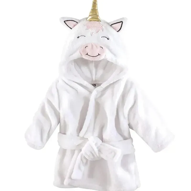roupes_de_banho_de_pelcia_SKUHoBwwQYD_0.webp Baby Vision Roupões de banho de pelúcia 0-9M, unicórnio moderno Fashion