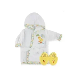 Baby Vision Roupão e chinelos , amarelo Fashion