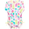 RuffleButts - Baby Girl Social One Piece Rash Guard, Sorvete Discount
