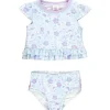 RuffleButts – Biquíni 2Pk Baby Girl Fairytale Garden Cap Sleeve Ruffle Hem Online
