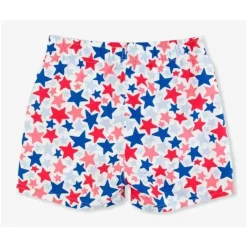 RuffleButts - Calção de banho Star Spangled branco com estrelas New