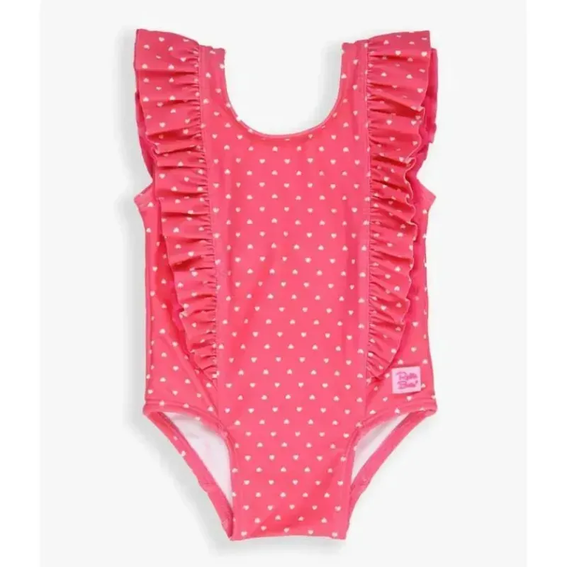 rufflebutts__hot_pink_hea_SKUxdjTTFwd_0.webp RuffleButts - Hot Pink Heart Waterfall One Piece, Rosa Outlet
