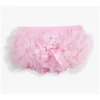 RuffleButts - Rufflebutt de malha rosa com babados Fashion